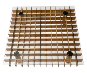 XL Kyoto Graphic Coffee Table by Gianfranco Frattini for Ghianda / Knoll, 1974